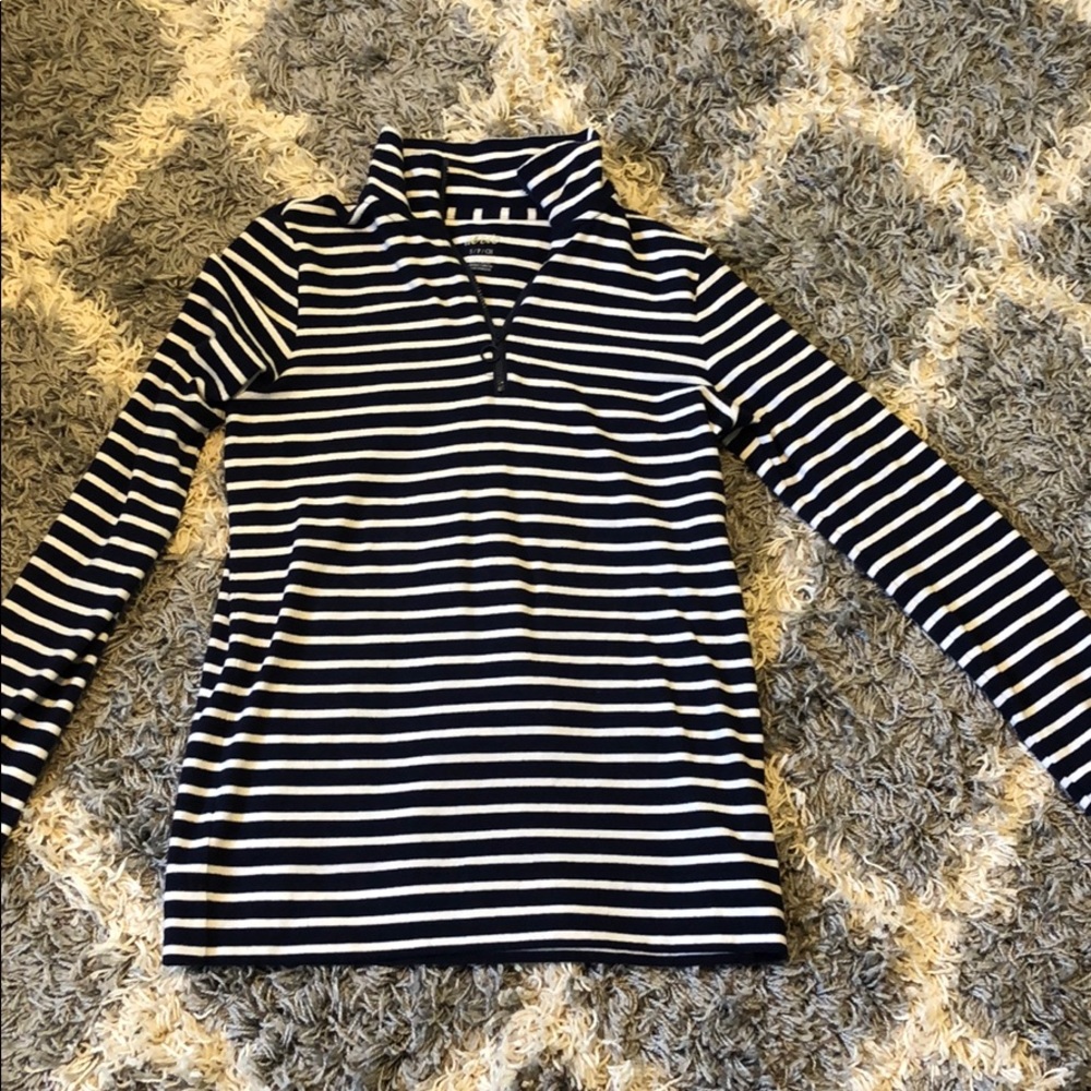 aerie striped fleece
